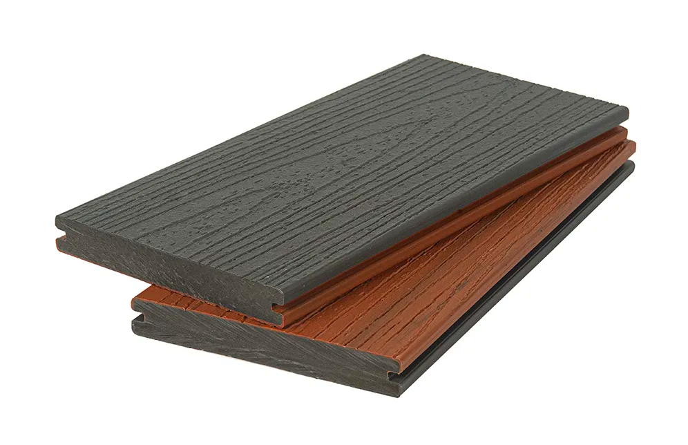 Террасная доска двухсторонняя МАССИВ CO-EXTRUSION (20*140*2900 мм) 3D WOOD PREMIUM (2 стороны/2 цвета), PG, коллекция NUSADUA, ДПК, толщина ПВХ - 1,5 мм